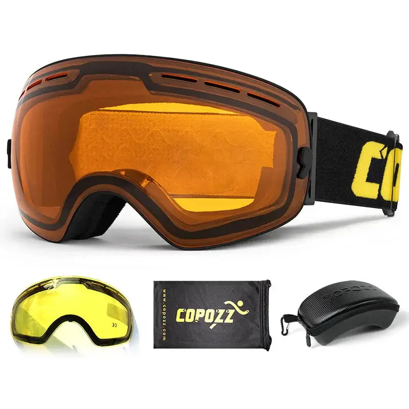 Unmatched Clarity Double Lens Ski Goggles
