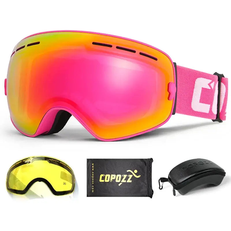 Unmatched Clarity Double Lens Ski Goggles