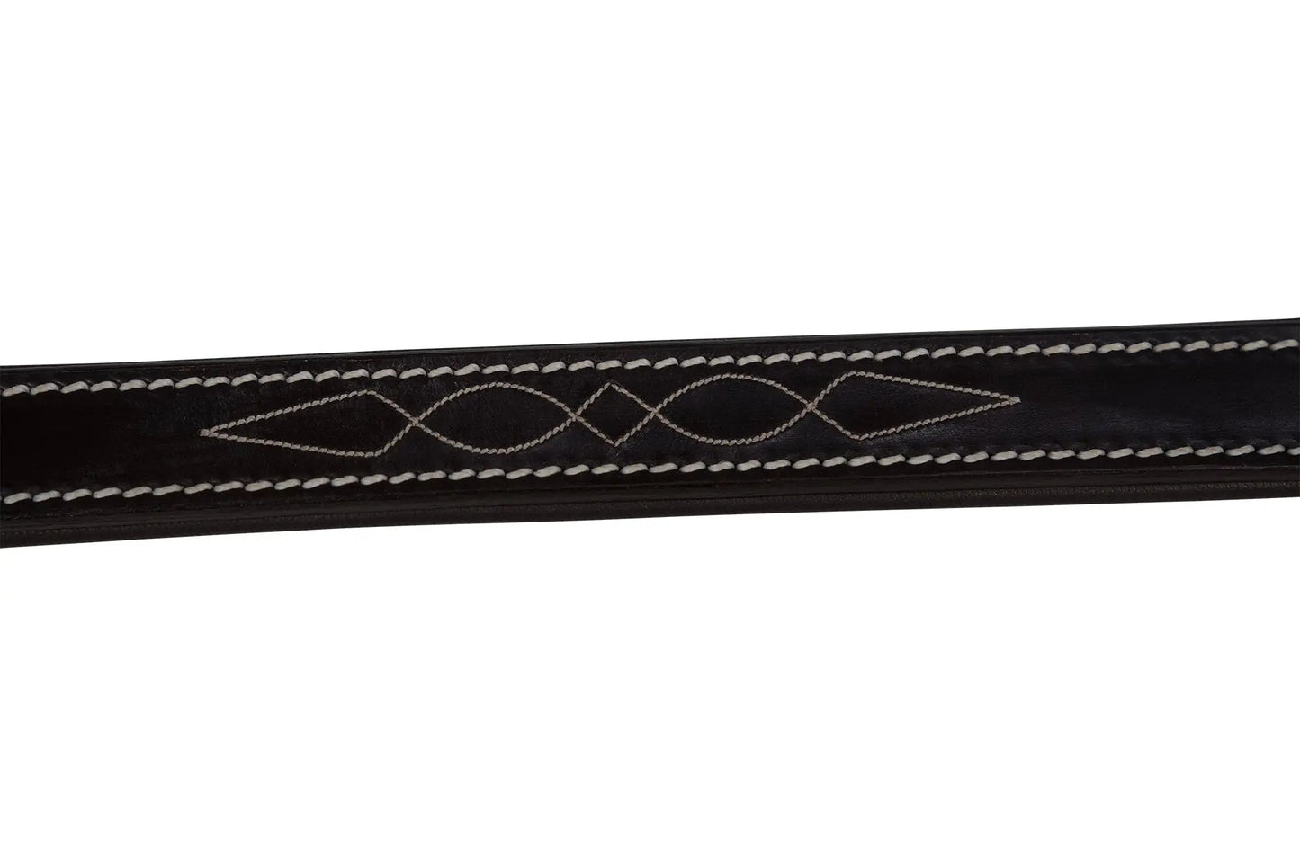 Huntley Equestrian Fancy Stitched Leather Halter Replacement Crown Piece