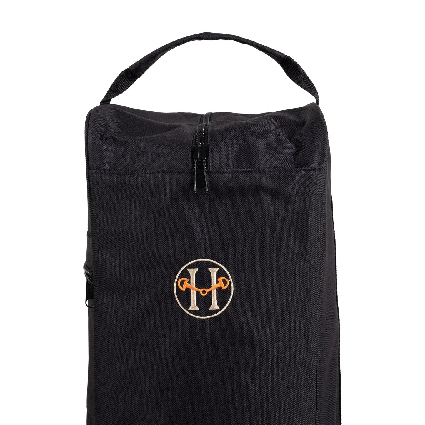 Huntley Equestrian Tall Riding Boot Bag, Black