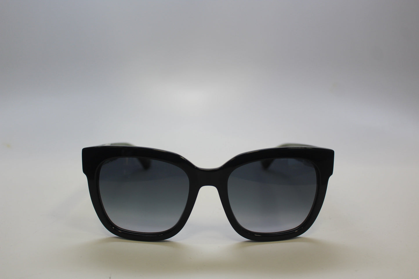 Gucci GG0034SN-002 54 mm Women’s Sunglasses – Black Acetate Frame with Grey Gradient Lenses | Authentic Luxury Eyewear