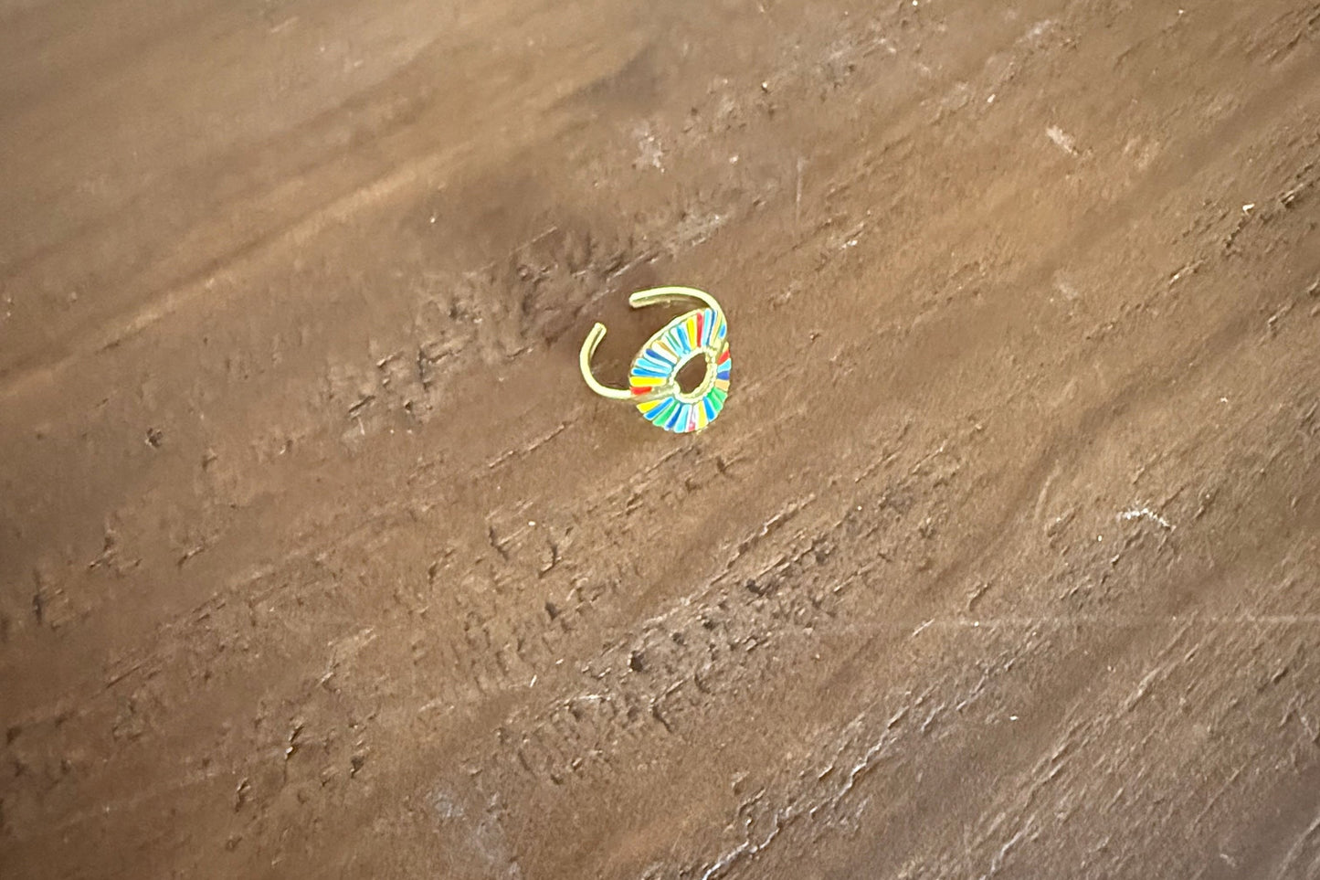 colorful, waterproof summertime ring