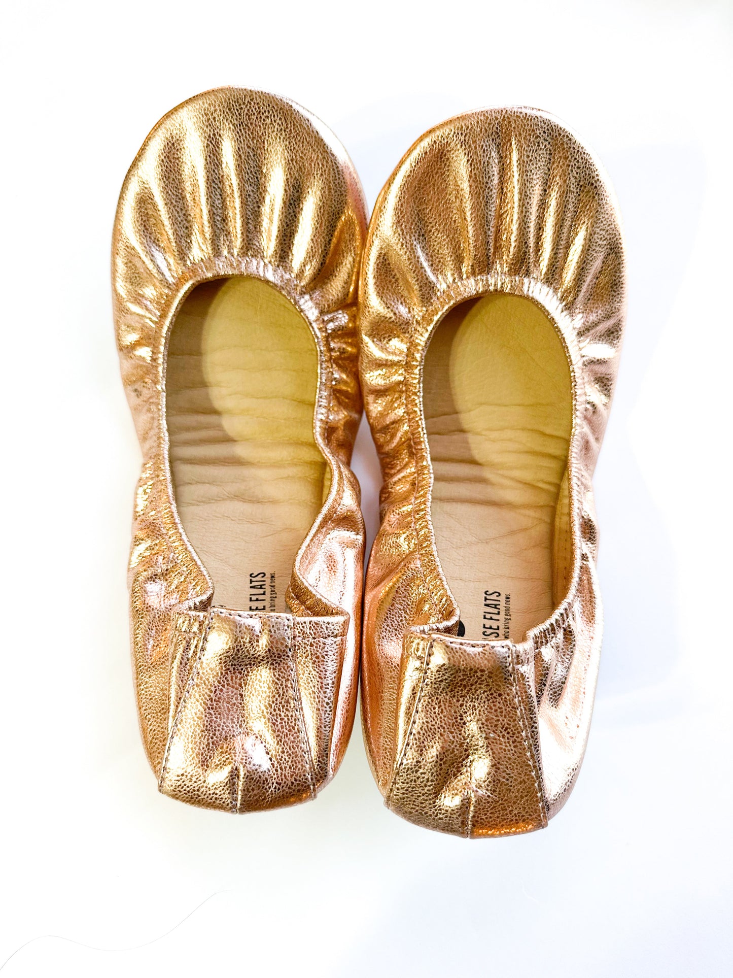 Golden Rose Flats