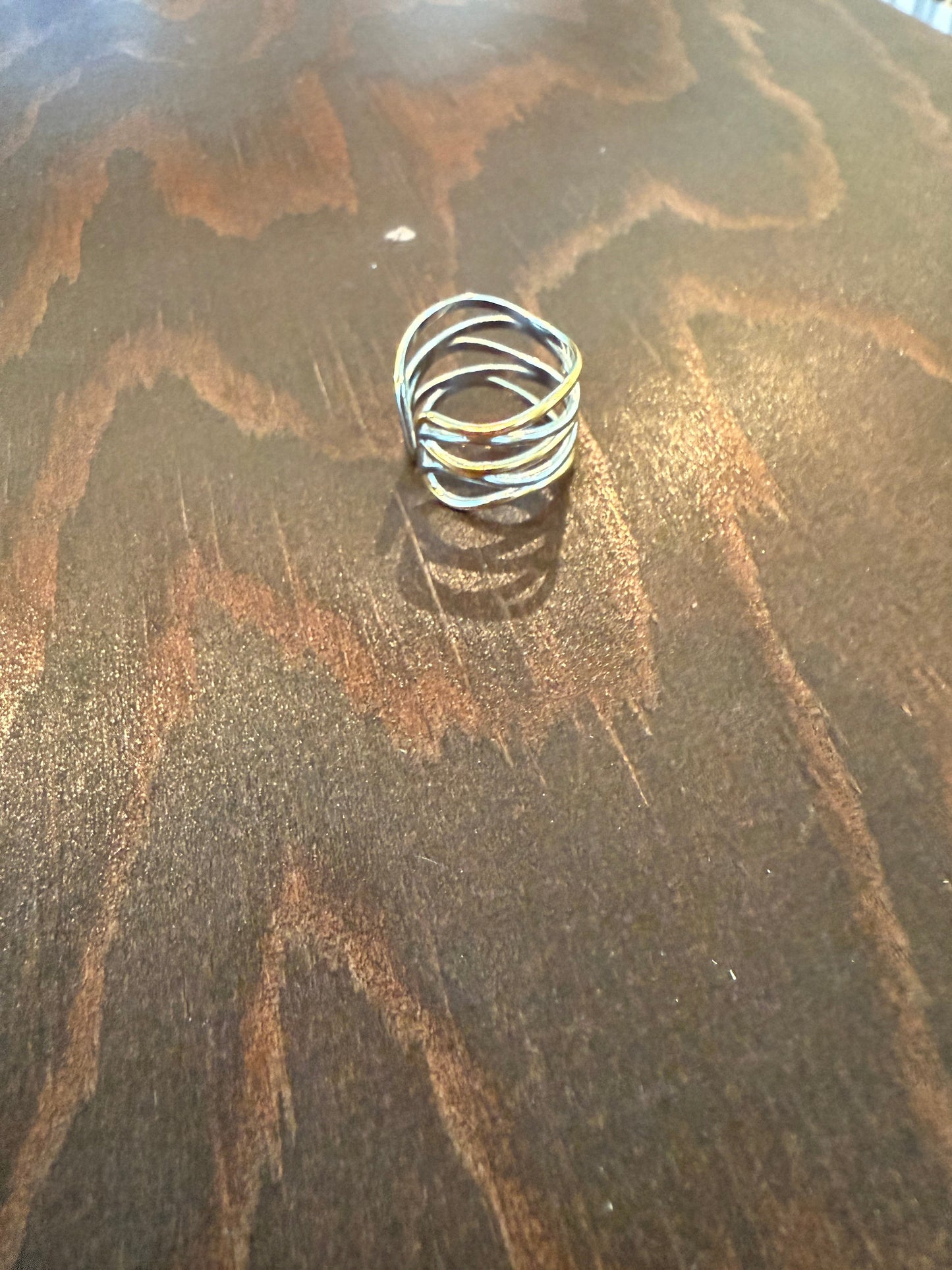 waterproof mixed metal ring