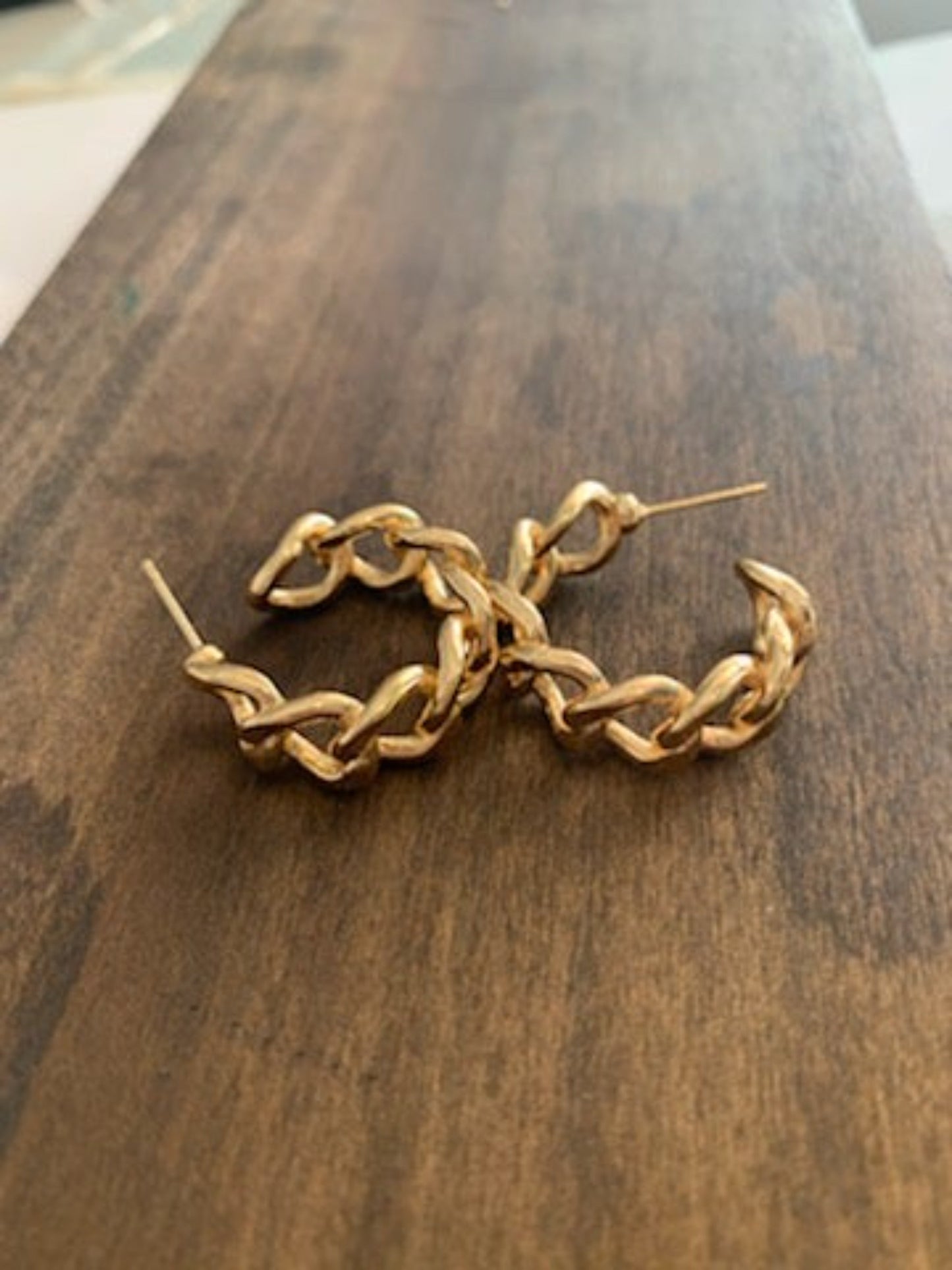 chunky chain hoops