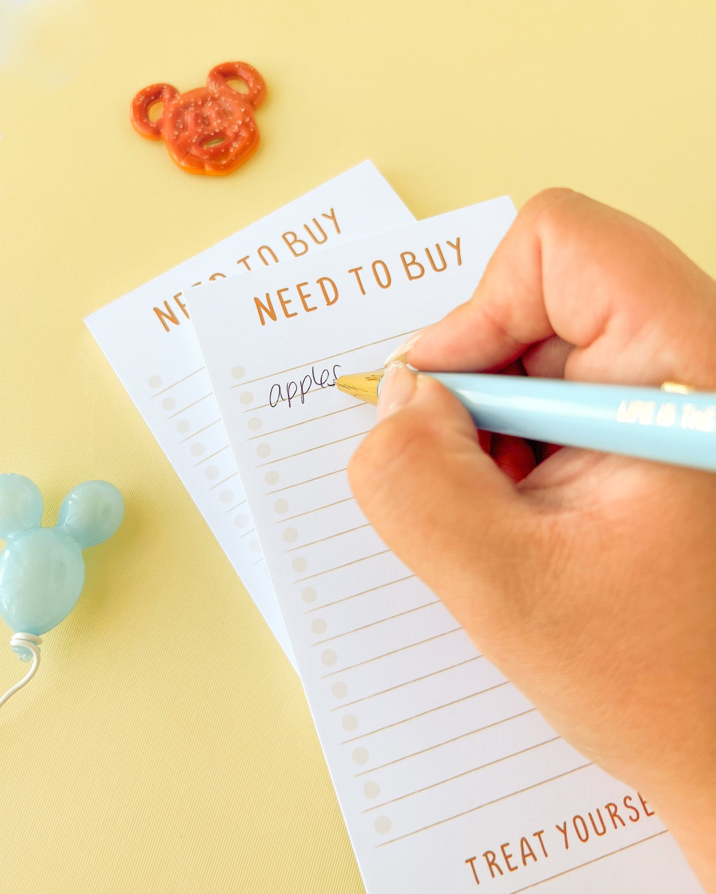 Treat Yourself Park Snacks Grocery List