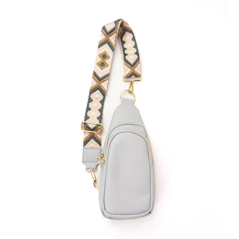 The Arden Sling Bag with Guitar Strap | Gray