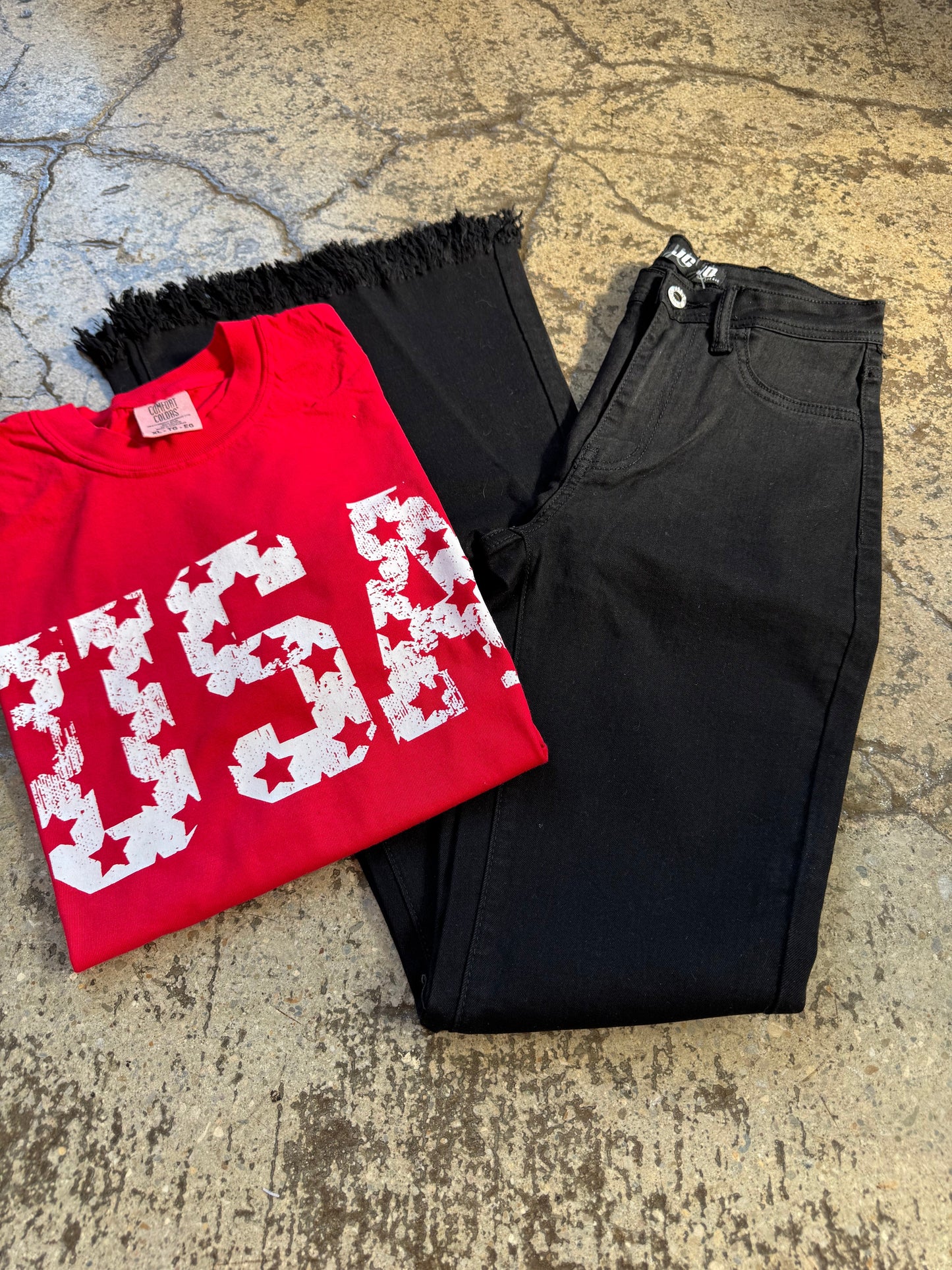 All American Flare Bundle (1 Fiona Flares + 1 Graphic Tee)