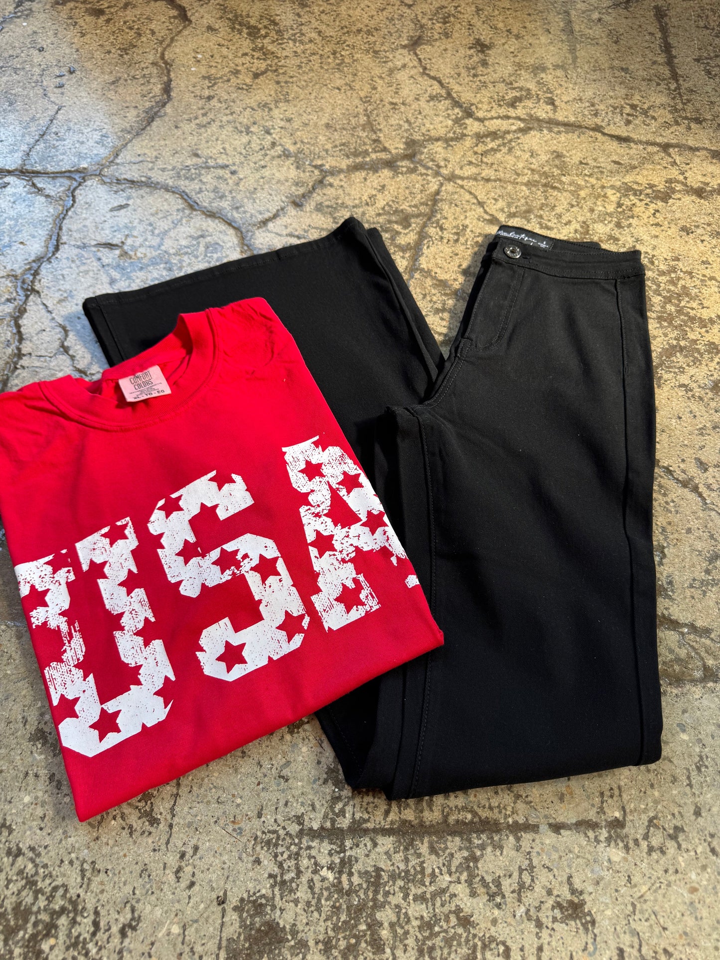 All American Flare Bundle (1 Fiona Flares + 1 Graphic Tee)