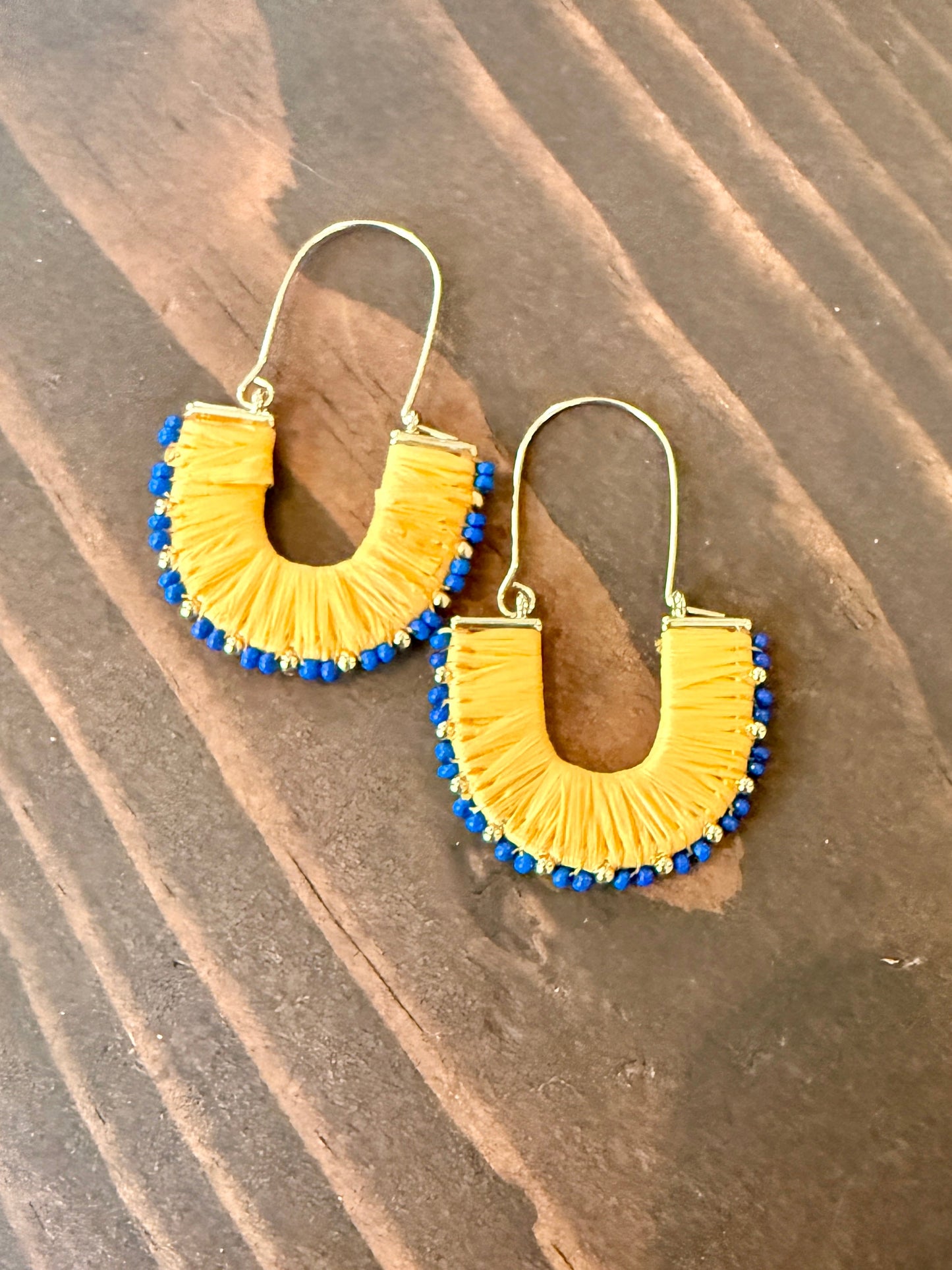 colorful woven wrapped hoops