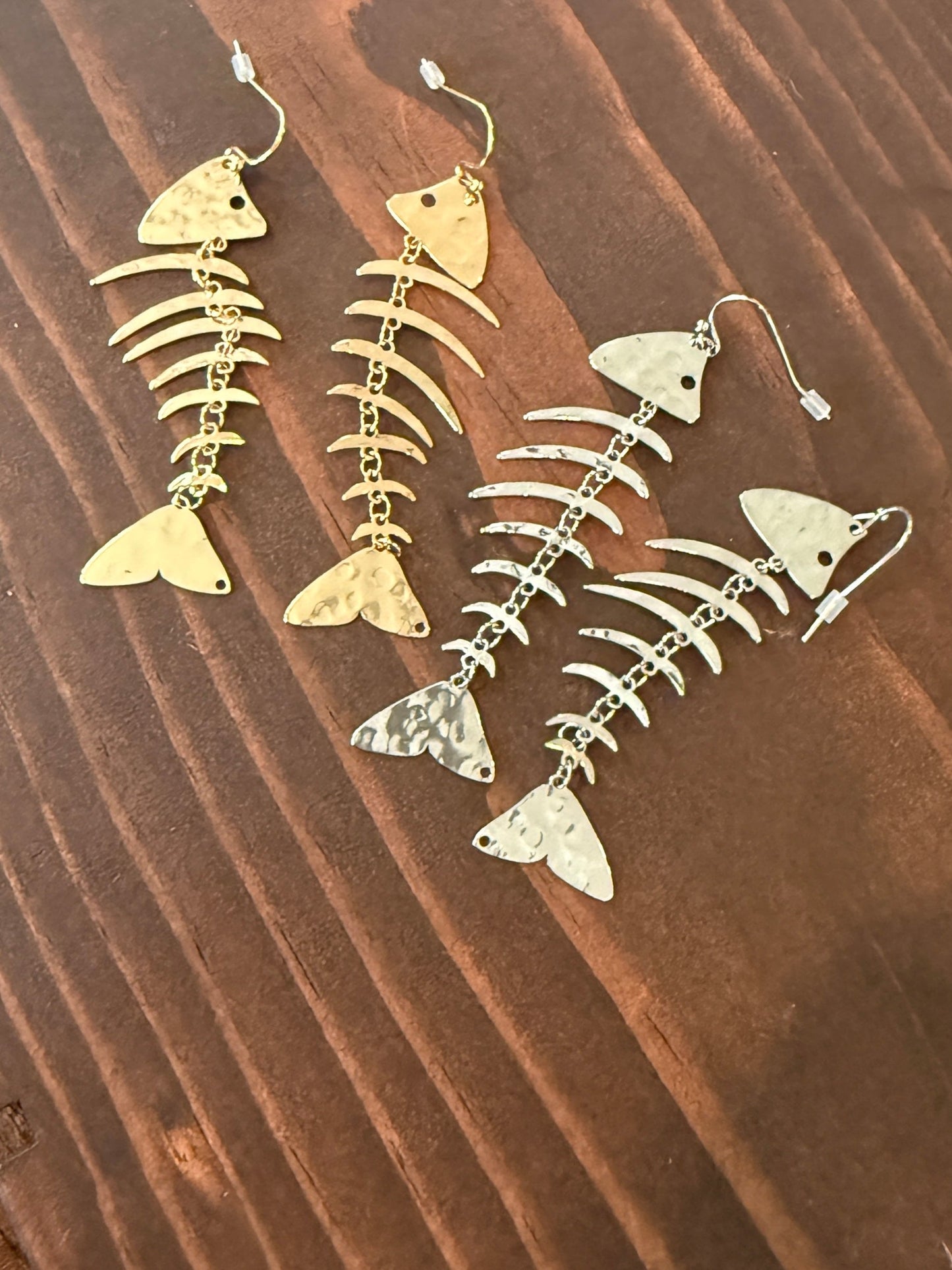 fish dangle earrings