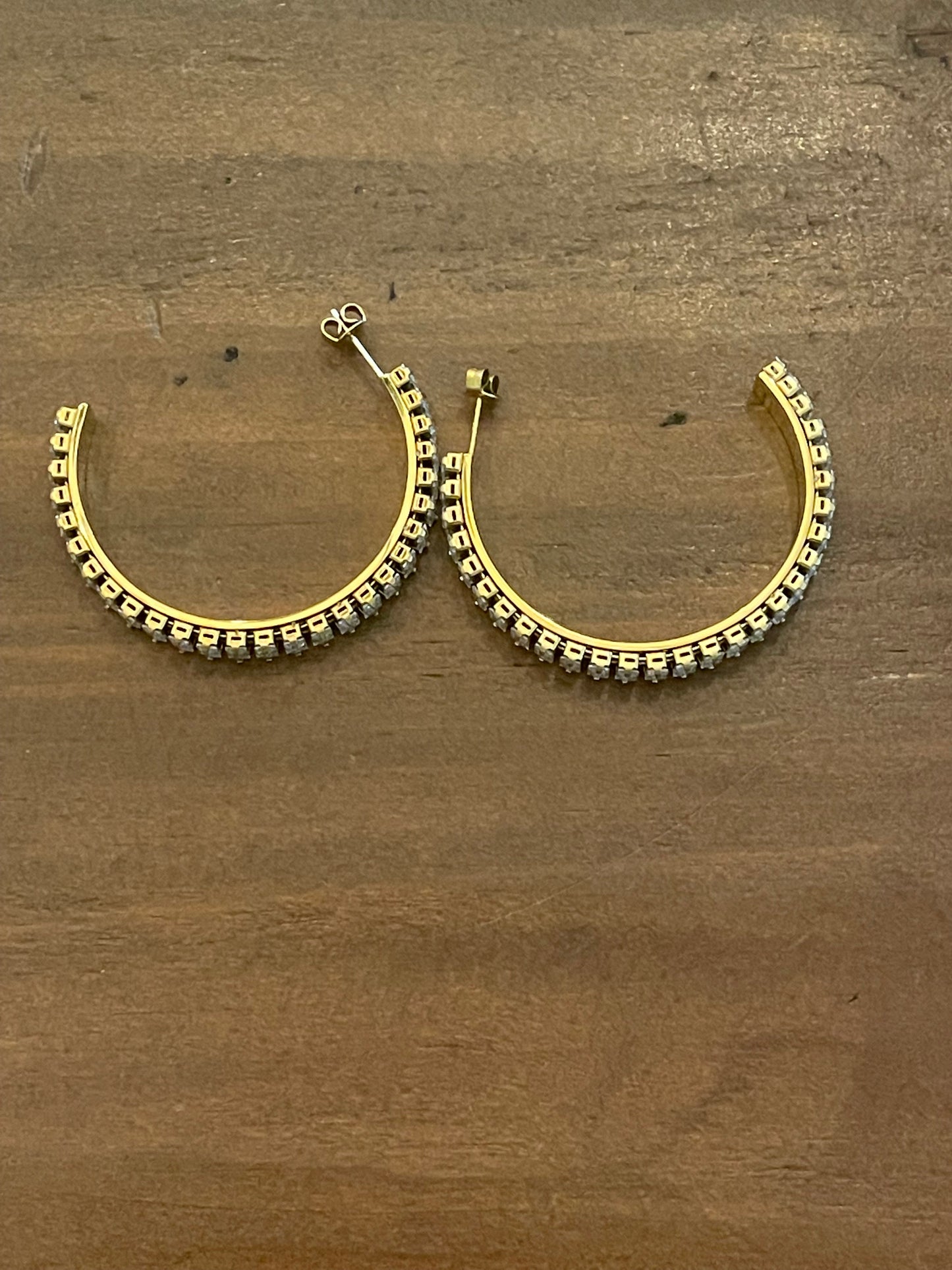 cz bling hoops