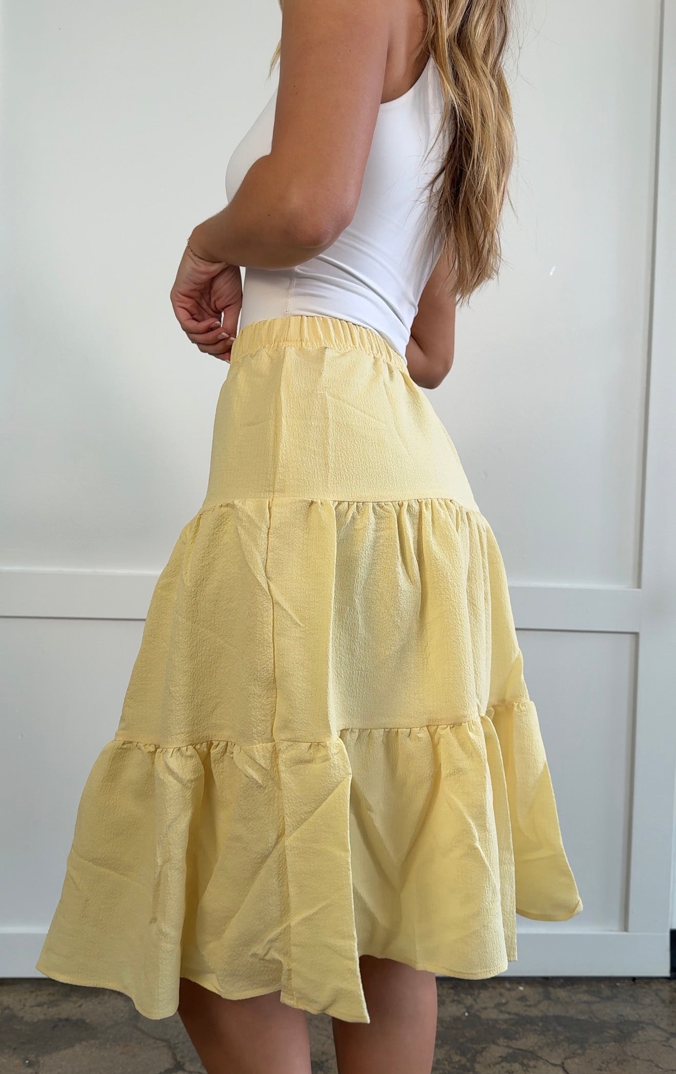 Holly Tiered Midi Skirt