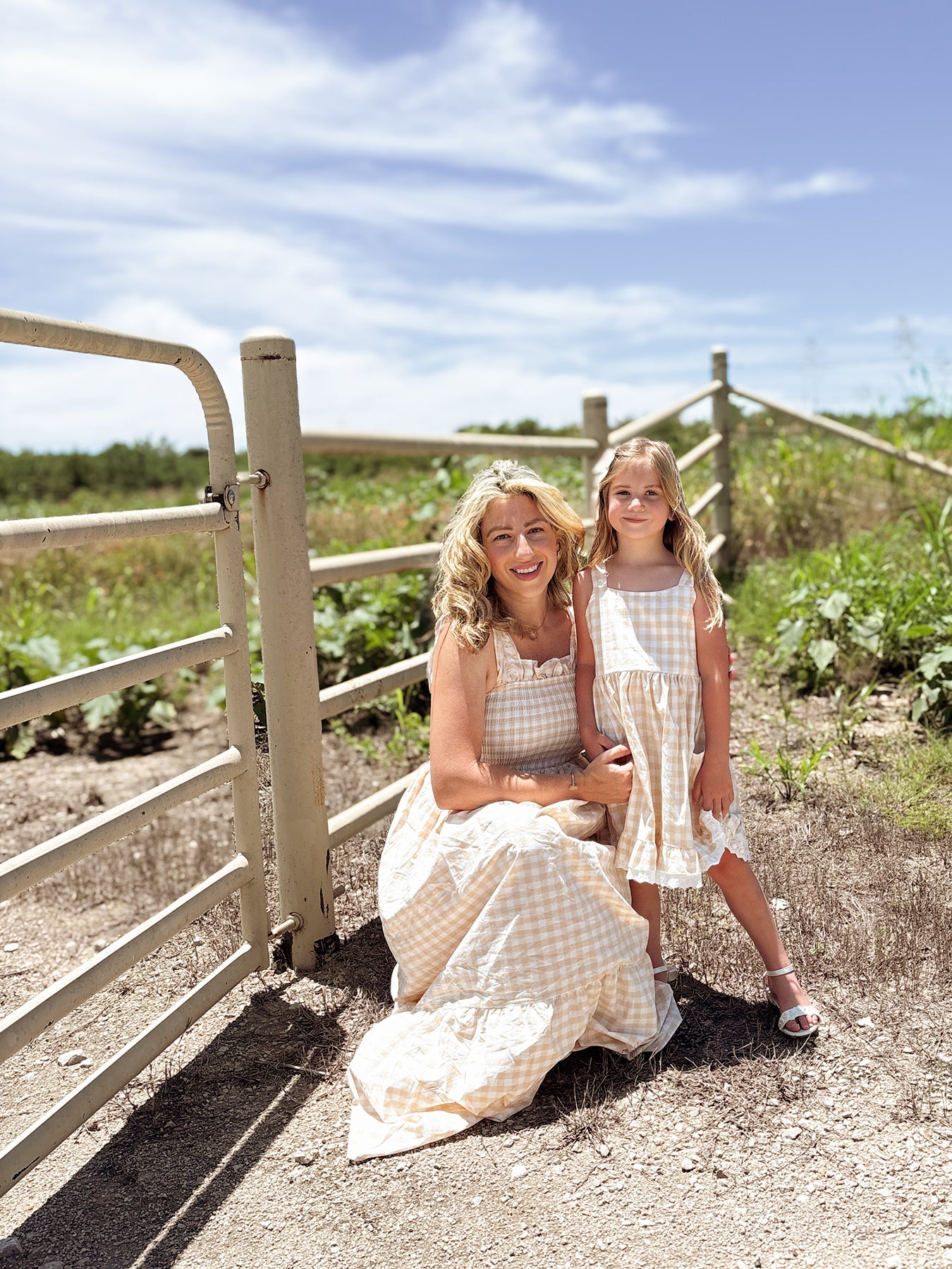 Mommy & Me Plaid Girl Dress With Pocket