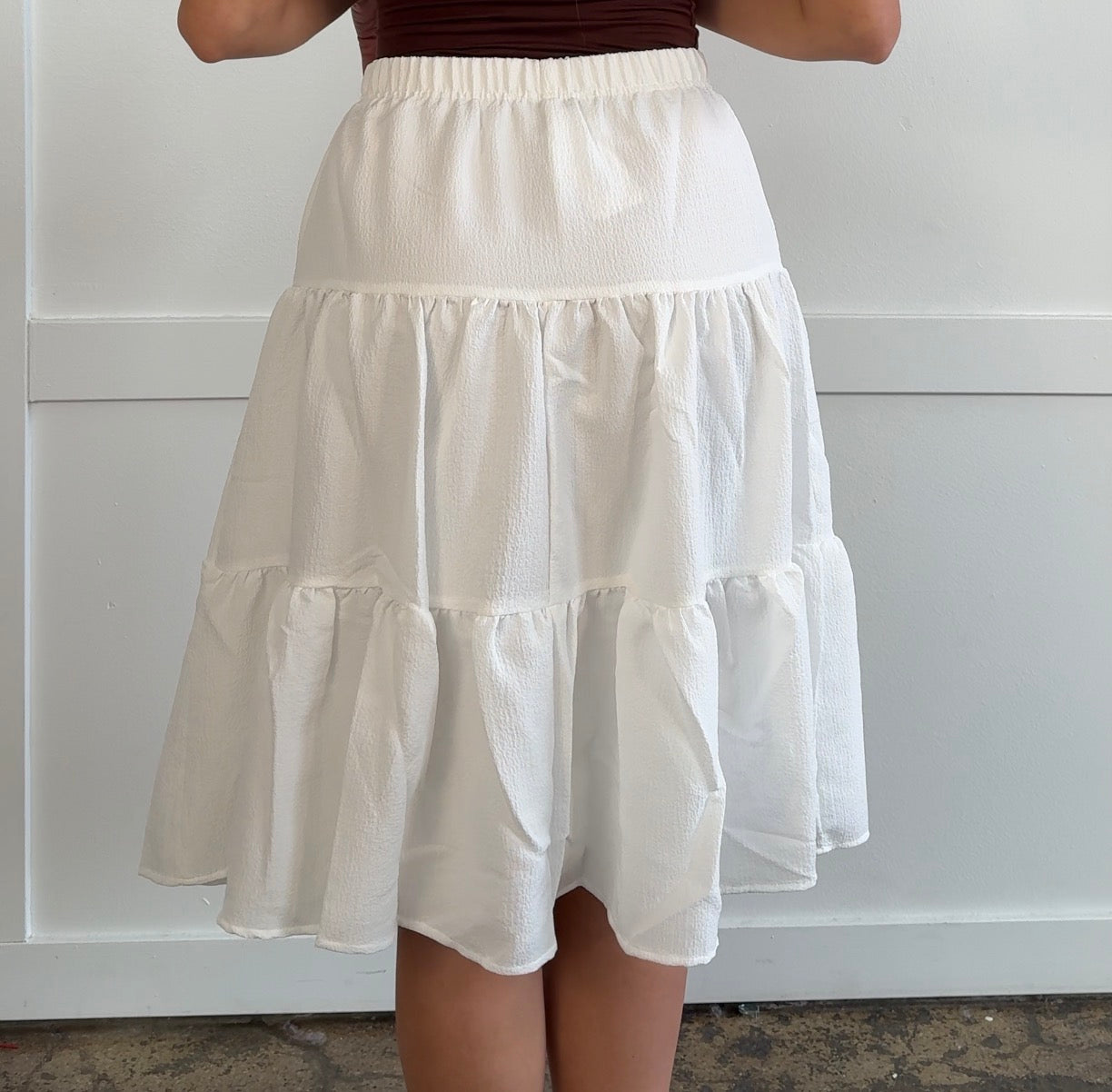 Holly Tiered Midi Skirt