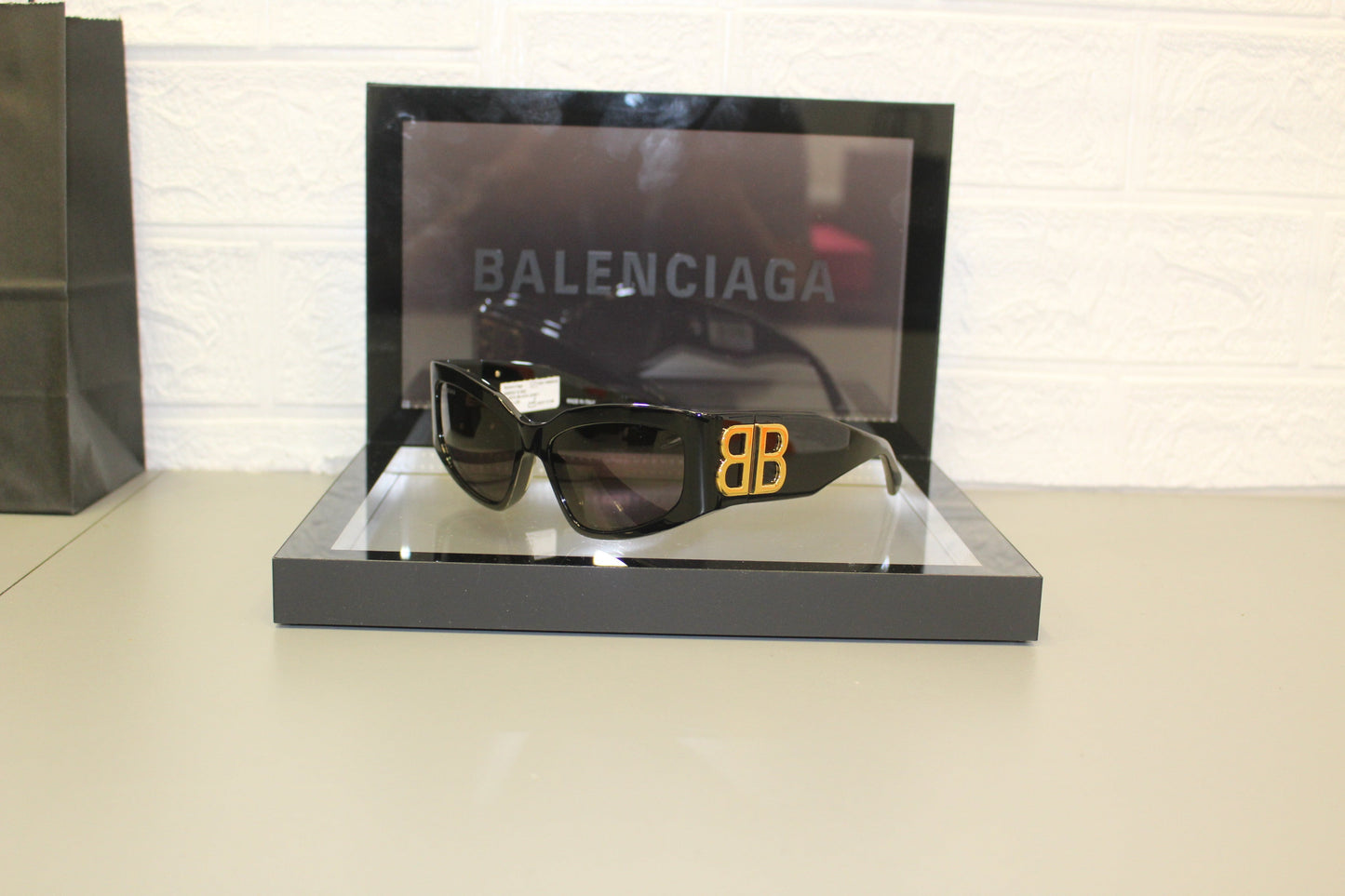 Balenciaga BB0321S-002 Women’s Sunglasses – Recycled Acetate, 57mm