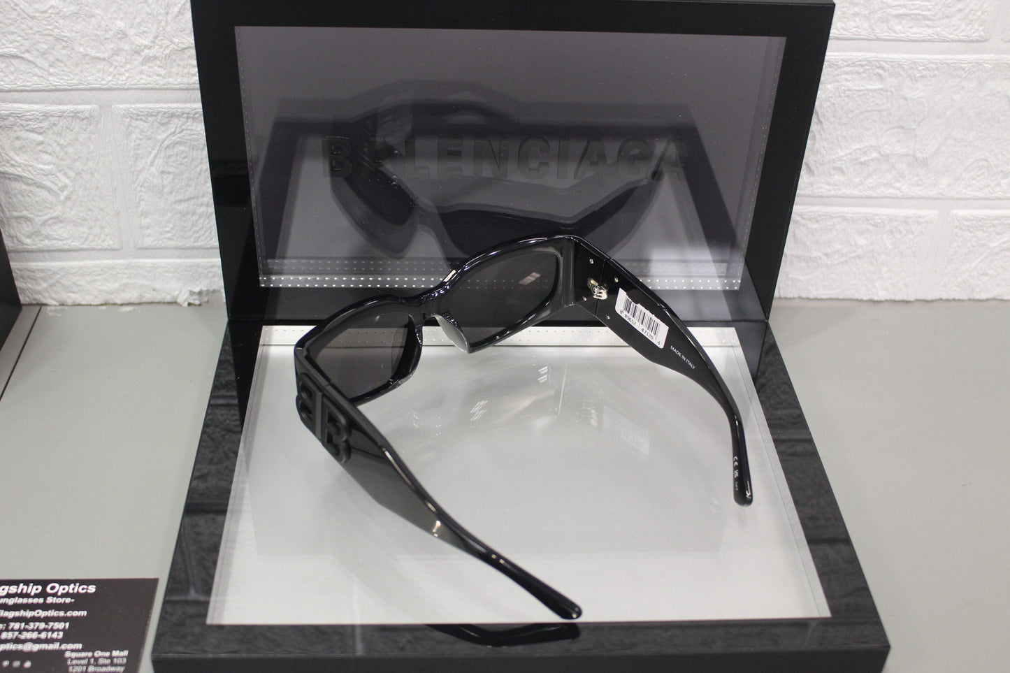 Balenciaga BB0321S-001 Women’s Sunglasses – Recycled Acetate, 57mm