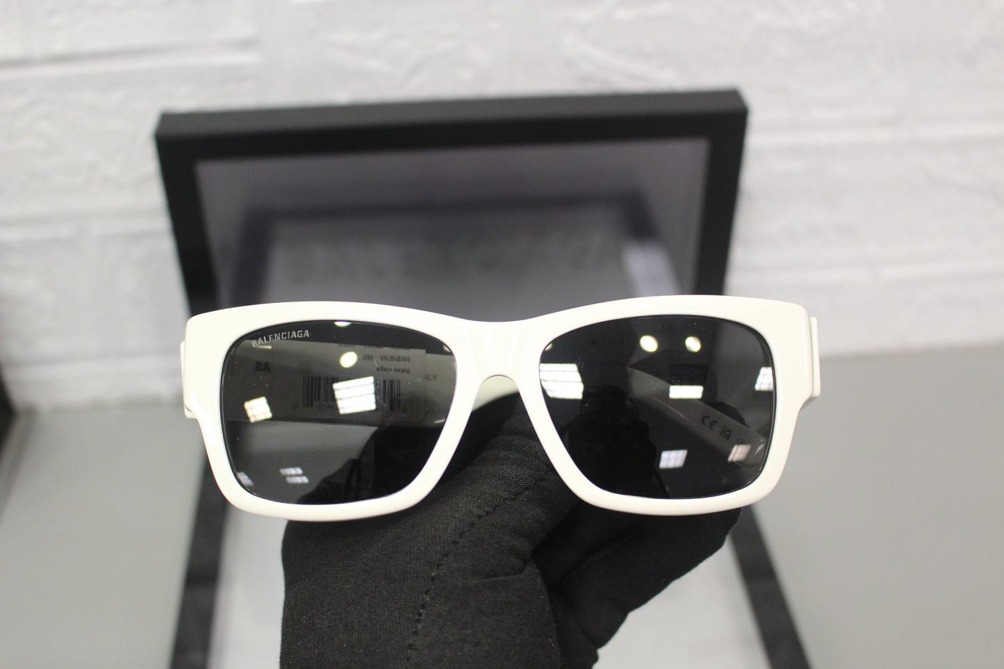 Balenciaga BB0262SA-003 Unisex Sunglasses – Recycled Acetate, 56mm