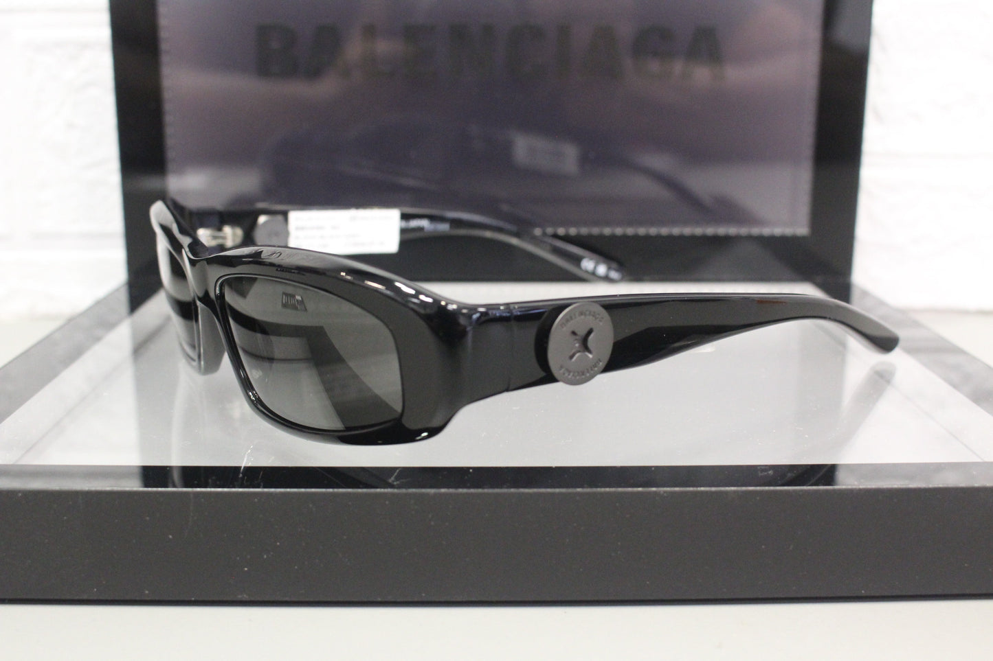 BALENCIAGA BB0408S-001 58 SUNGLASS MAN RECYCLED ACE