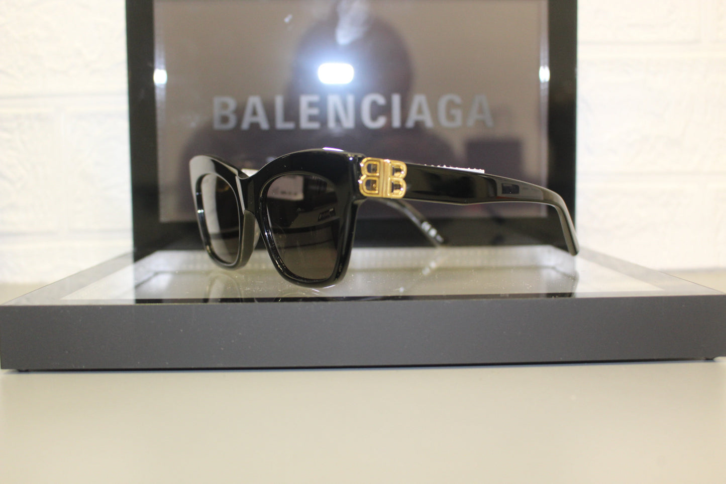 Balenciaga BB0132S-001 Women’s Sunglasses – Recycled Acetate, 53mm A