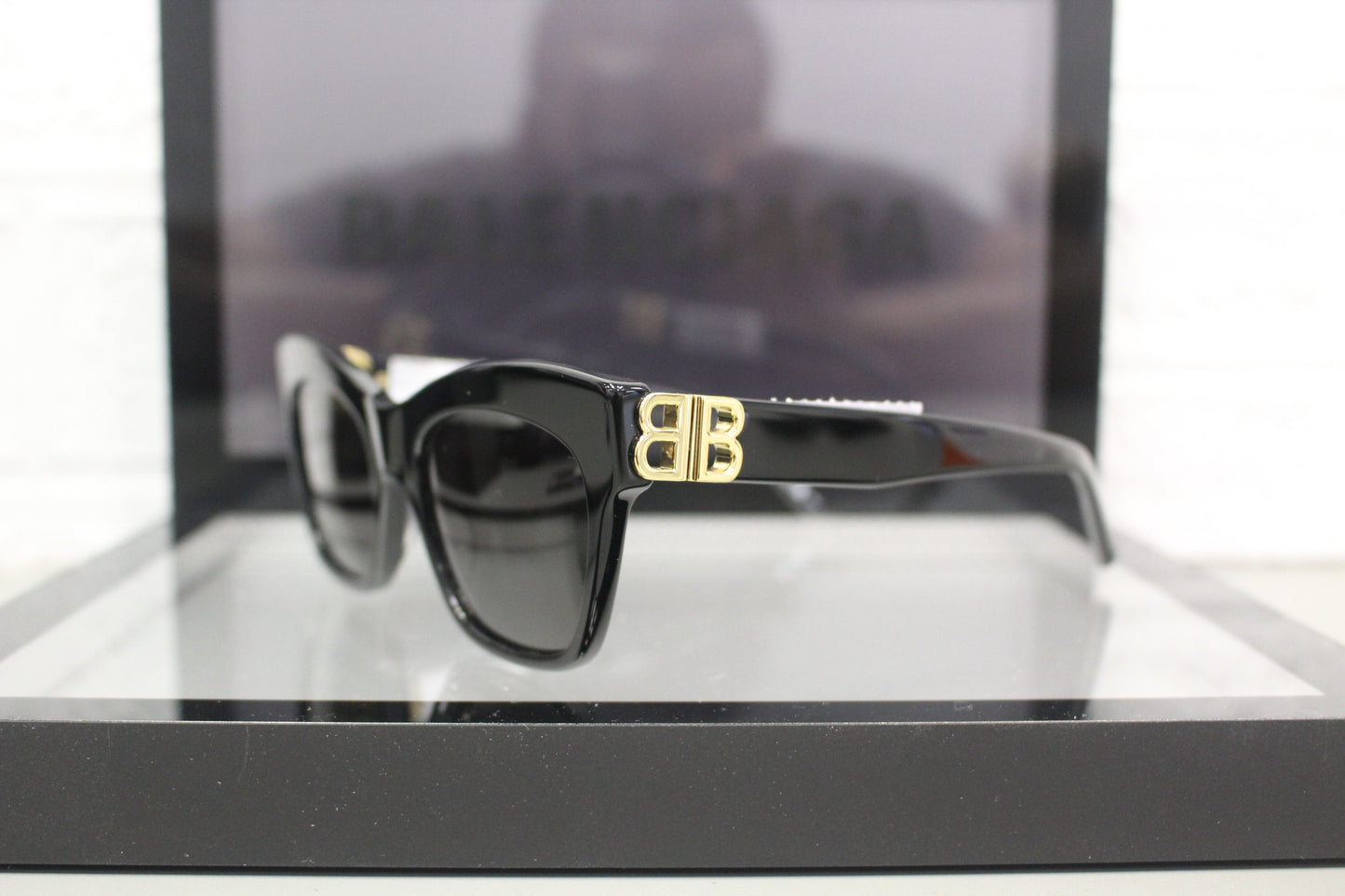 Balenciaga BB0132S-001 Women’s Sunglasses – Recycled Acetate, 53mm A