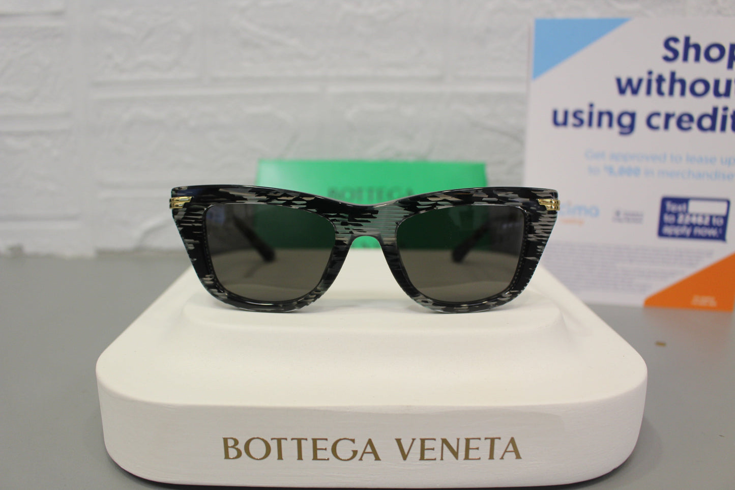 Bottega Veneta BV1369S-003 Women’s Sunglasses – Recycled Acetate, 50mm
