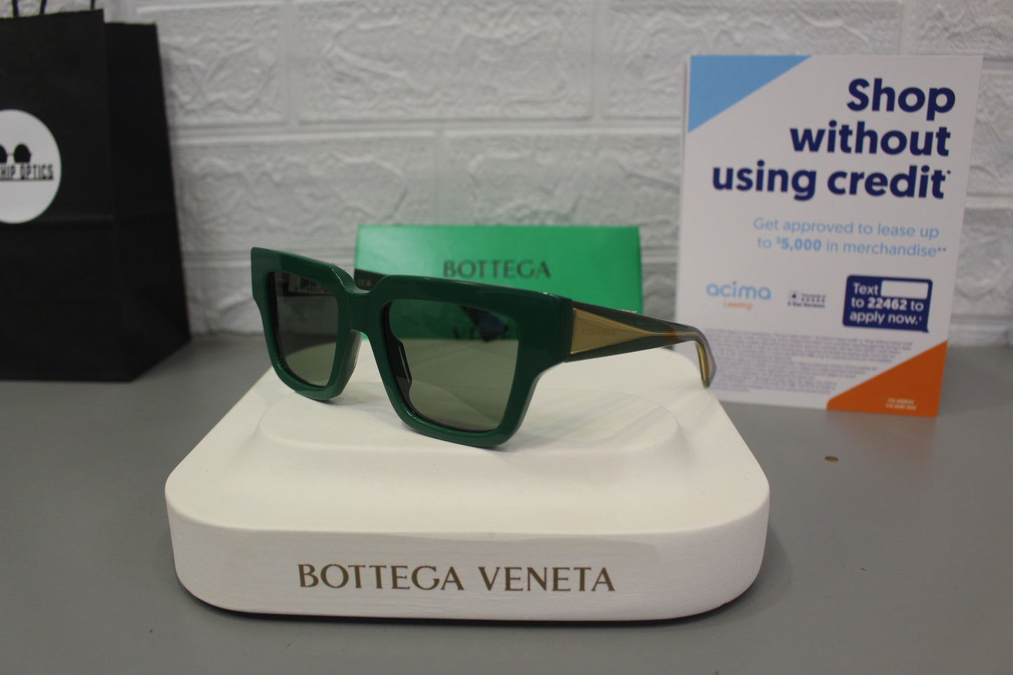 BOTTEGA VENETA BV1276S-003 52 SUNGLASS WOMAN RECYCLED A