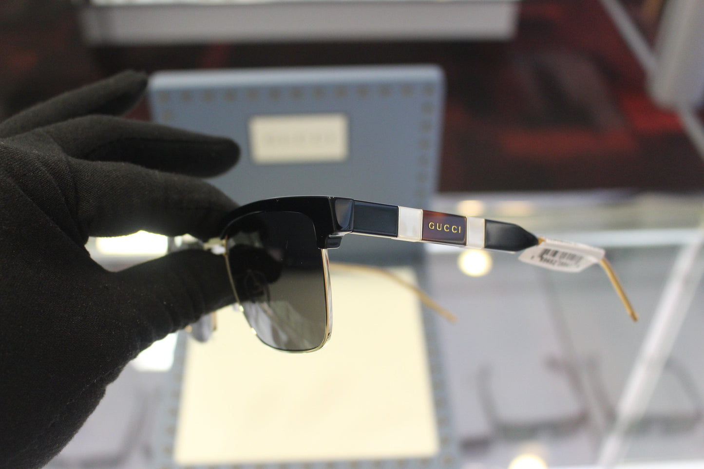 Gucci GG0603S-001 56 Men’s Sunglasses | Black Acetate/Metal Frame | Authentic Luxury (UPC 889652255415)