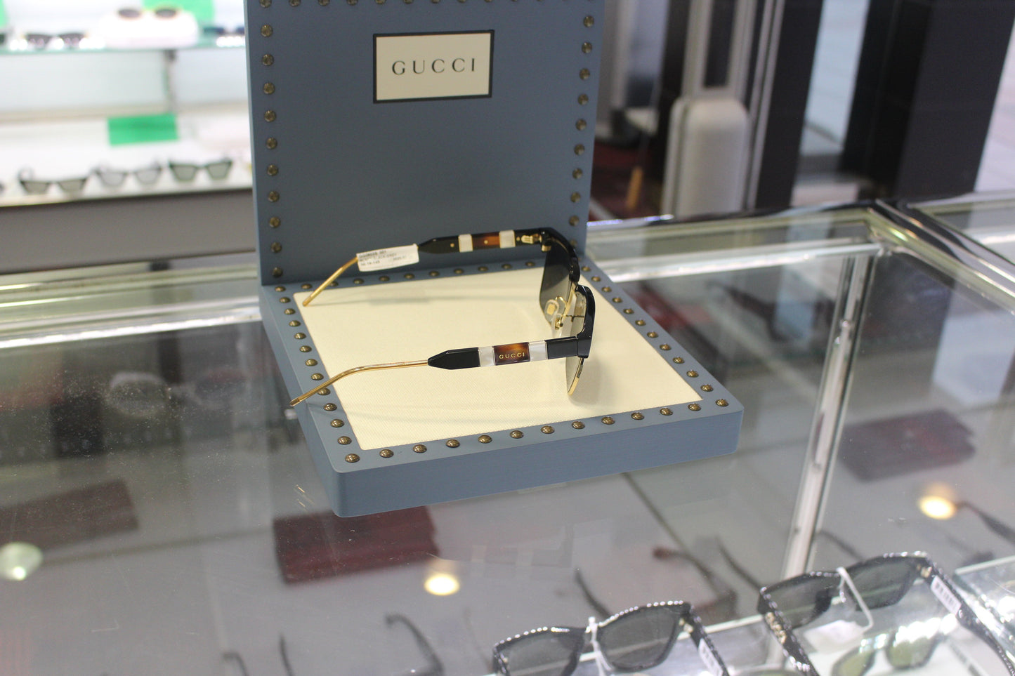 Gucci GG0603S-001 56 Men’s Sunglasses | Black Acetate/Metal Frame | Authentic Luxury (UPC 889652255415)