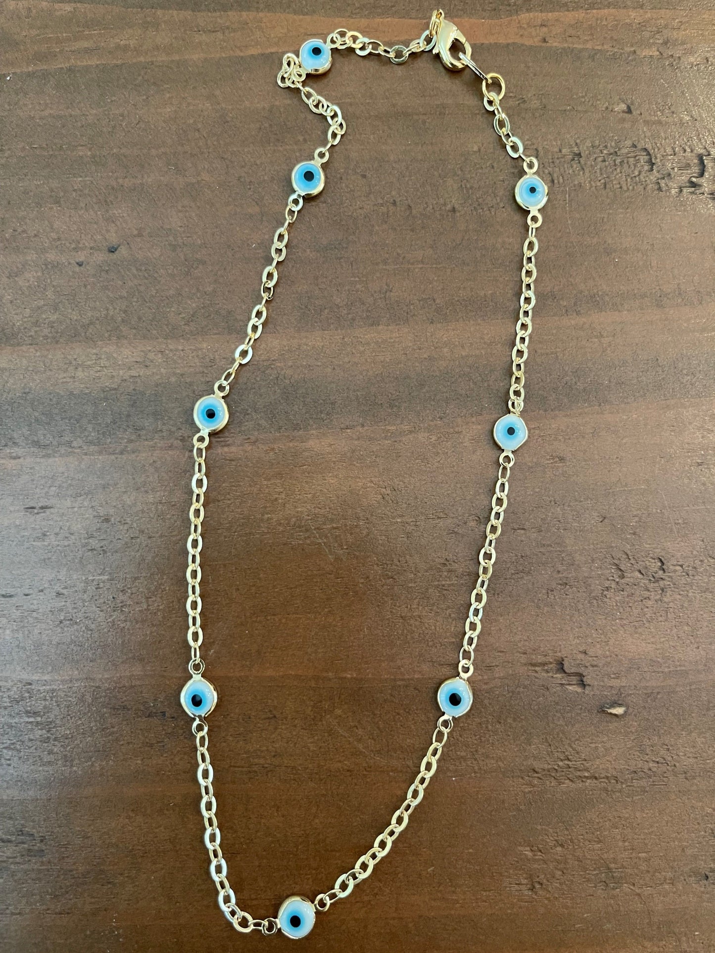 classic evil eye choker