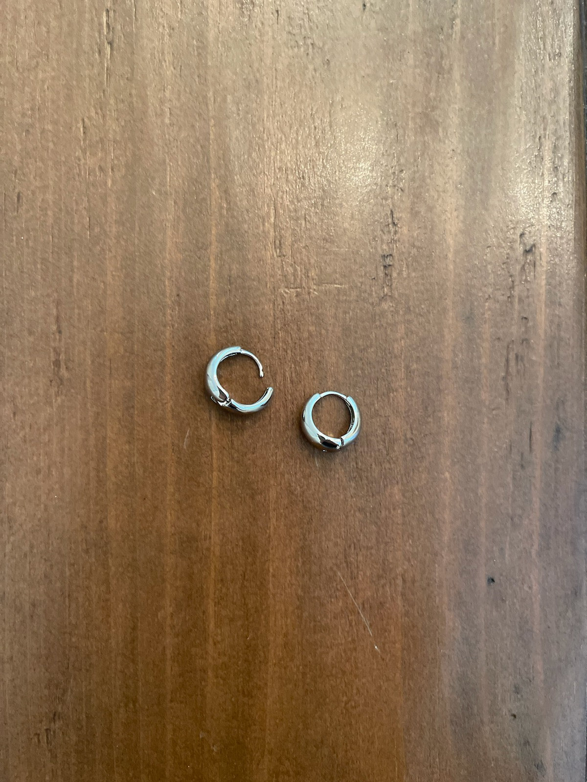 simple huggie earrings