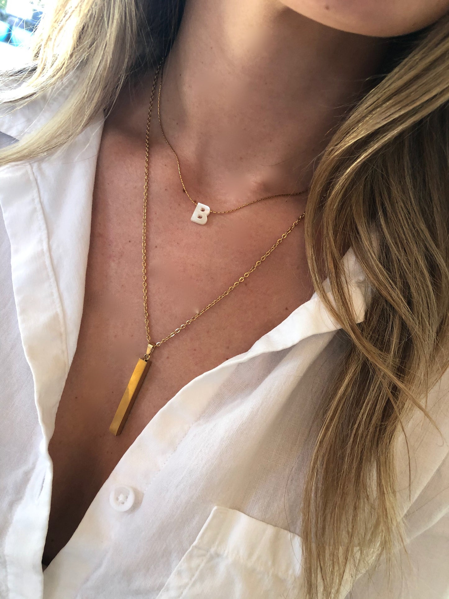 bar pendant necklace