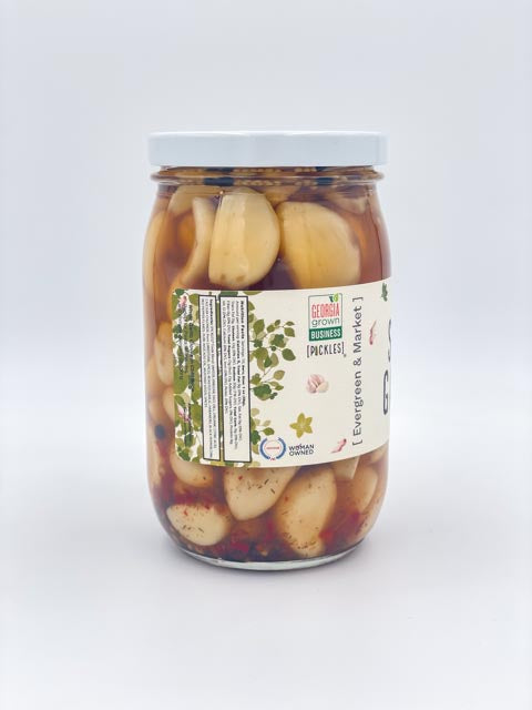 Bold Spicy Pickled Garlic - The Perfect Zesty Topping