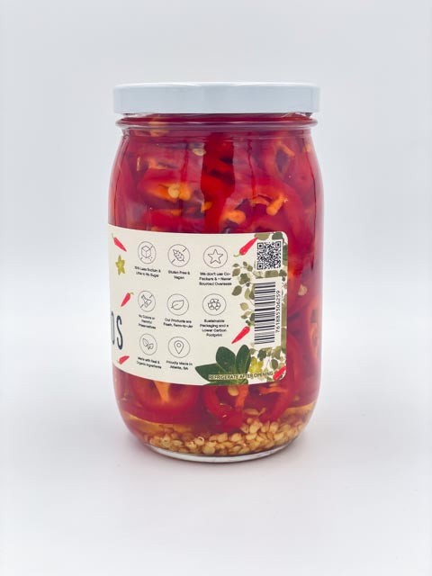 The Pickled Red Jalapeños - Enhance Flavor with Every Bite