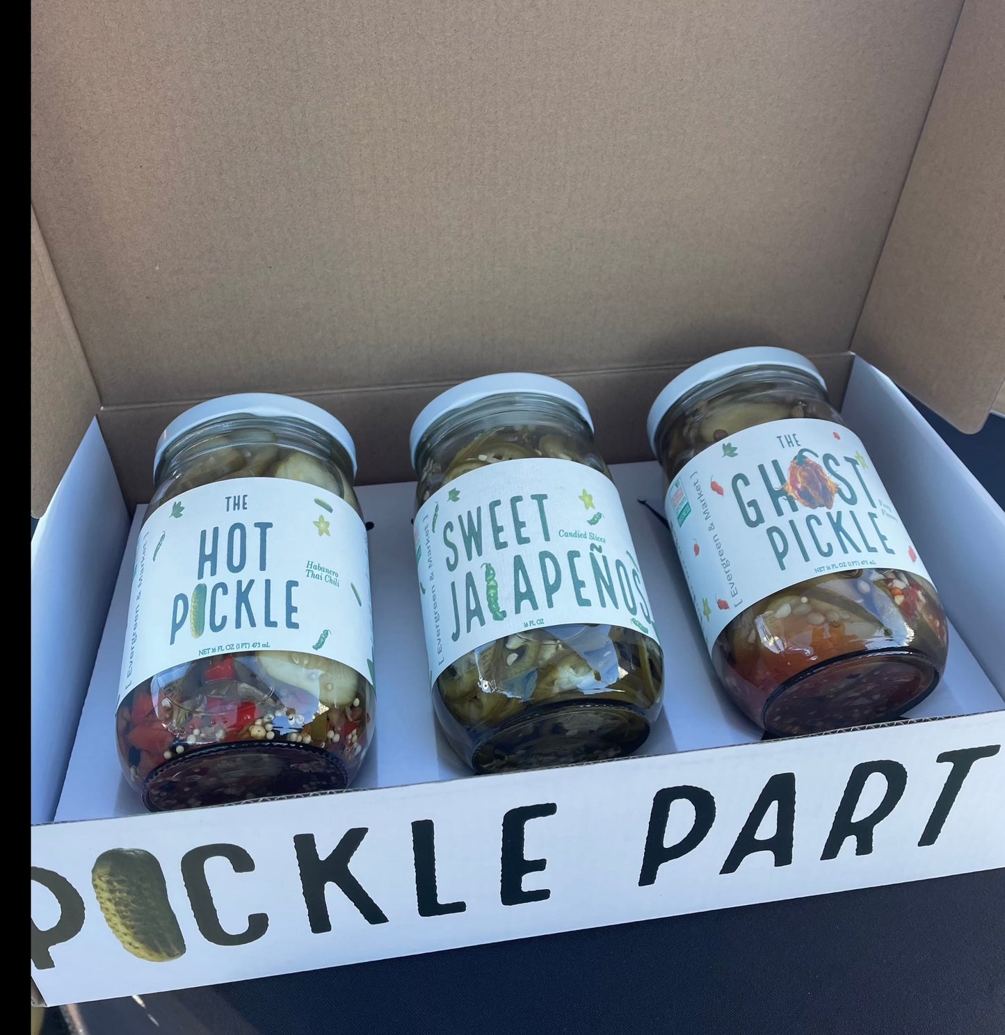 Spicy Pickle Gift Box: 3 Flavors for Heat Lovers