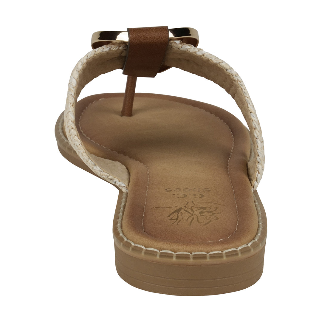 Women's Jovie Natural Thong Flat Sandals