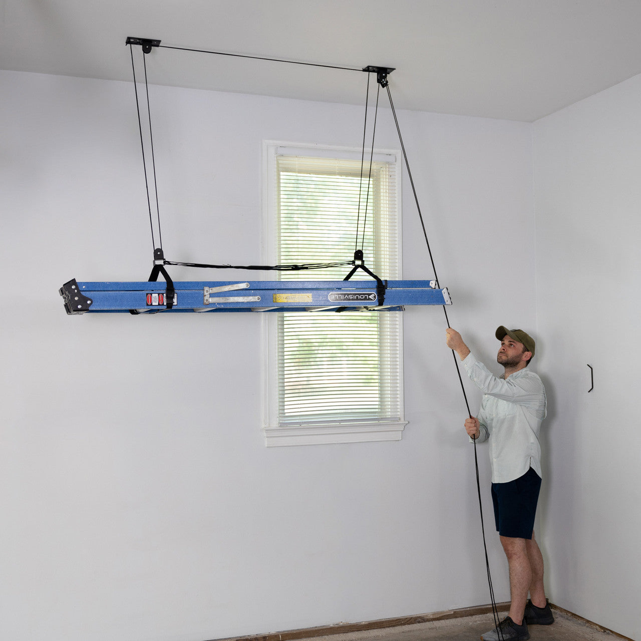 Ladder Hoist | Holds up to 150 lbs | Up to 14' Lift