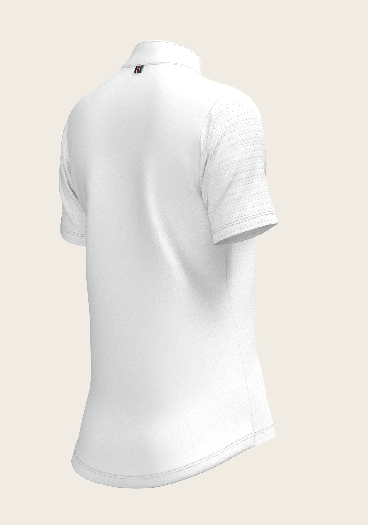 White with Forest on Navy Inner Details Short Sleeve Show Shirt