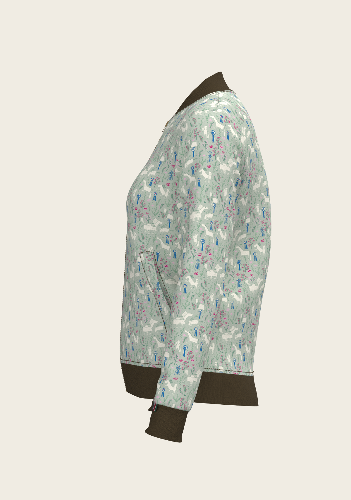 Grapeleaf Rosettes Reversible Jacket