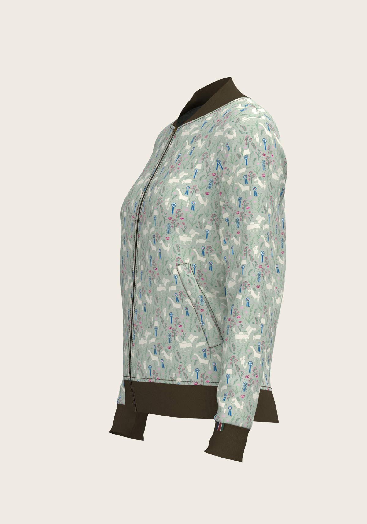 Grapeleaf Rosettes Reversible Jacket