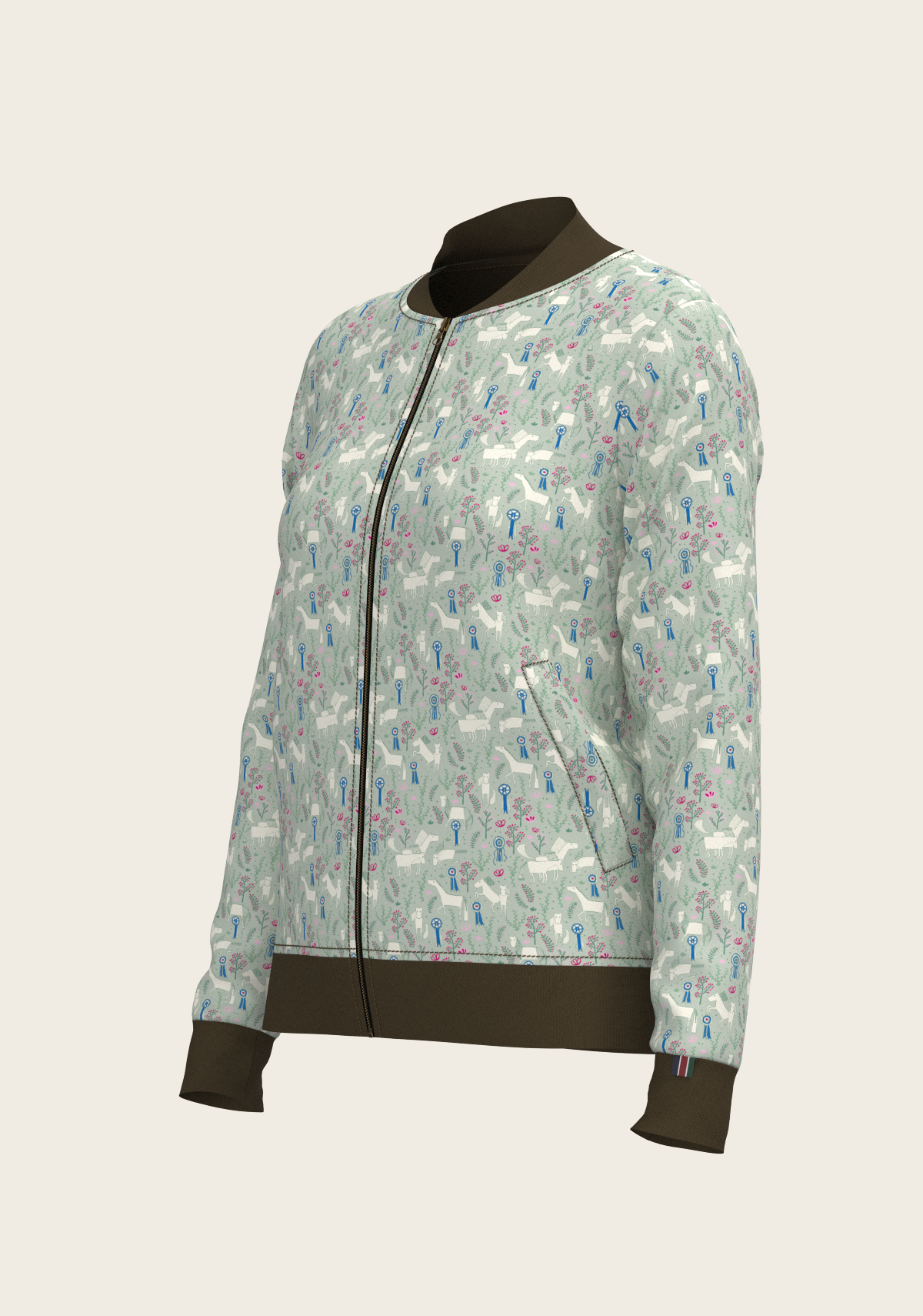 Grapeleaf Rosettes Reversible Jacket