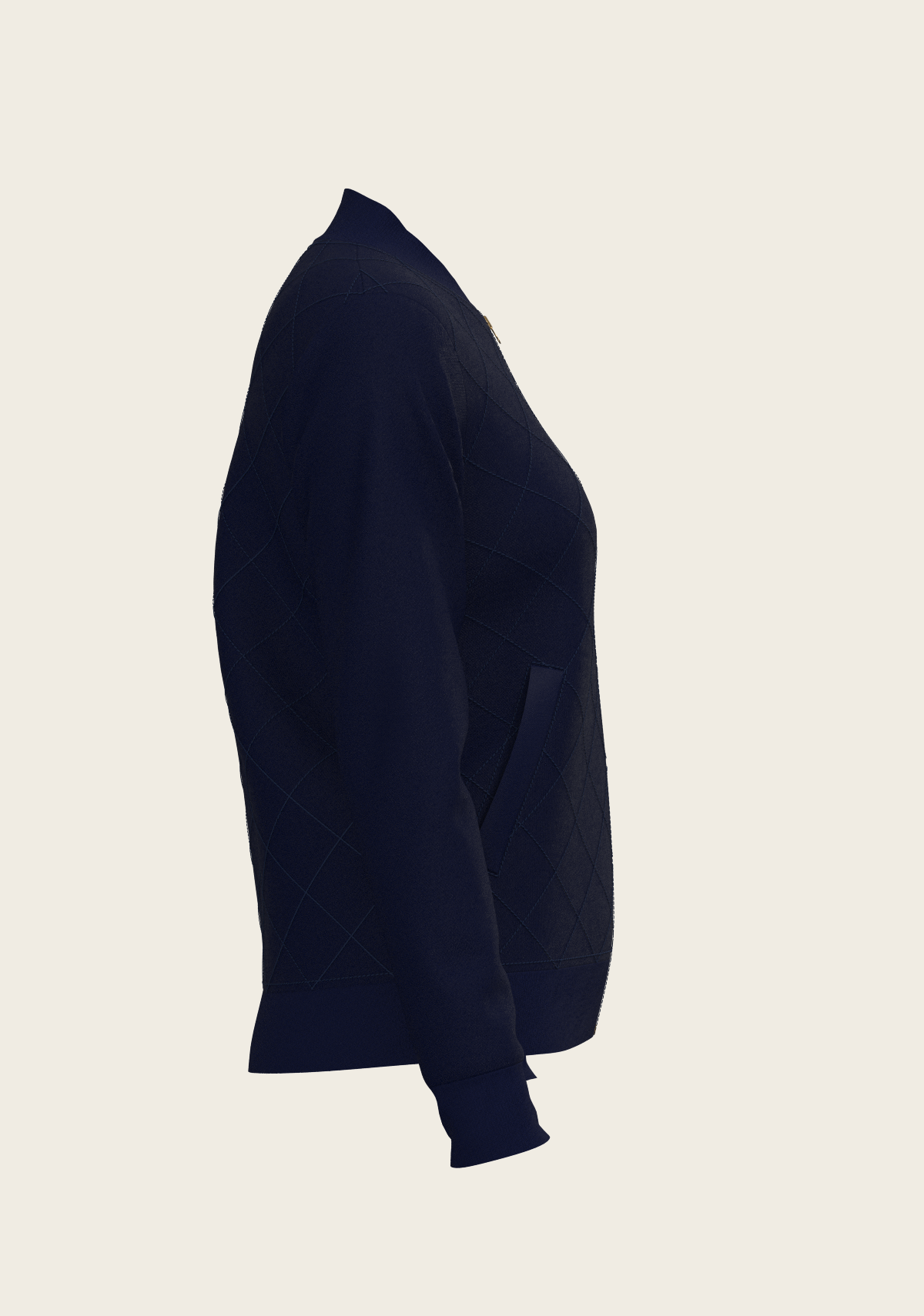 Navy Stripes Reversible Jacket