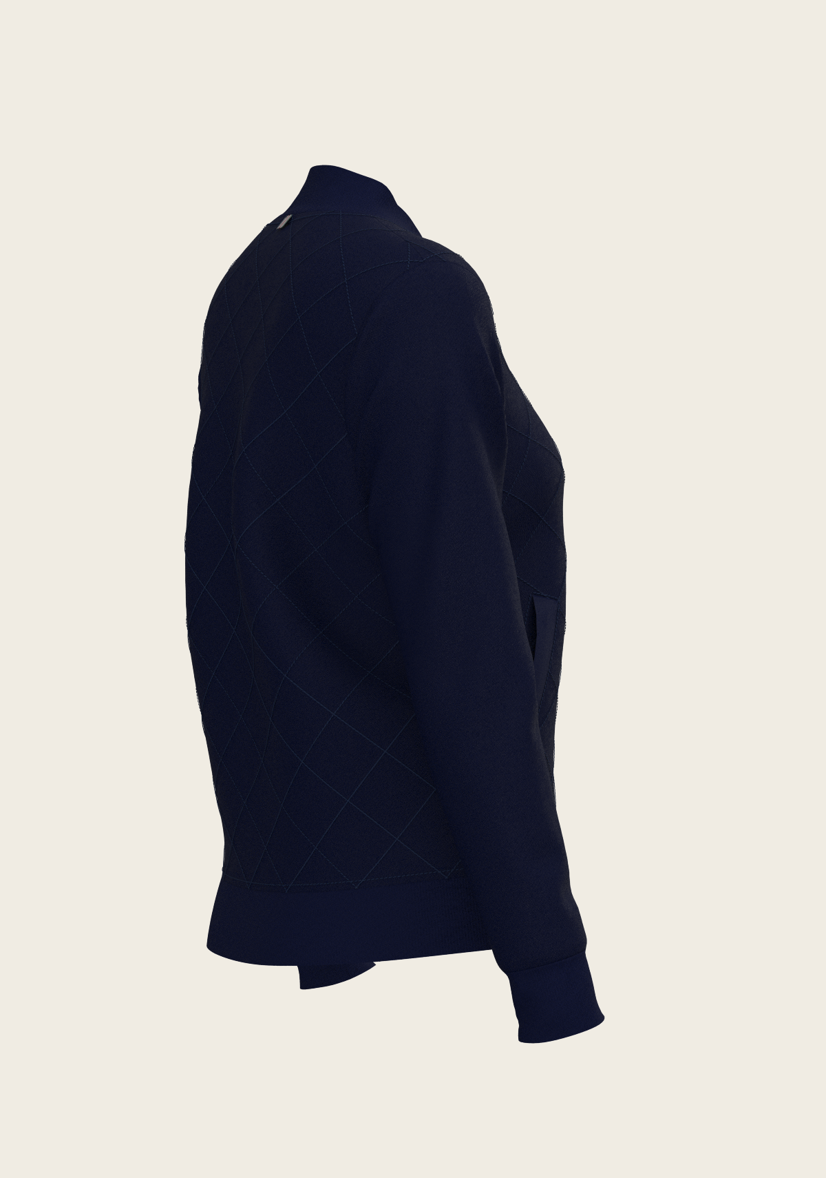 Navy Stripes Reversible Jacket