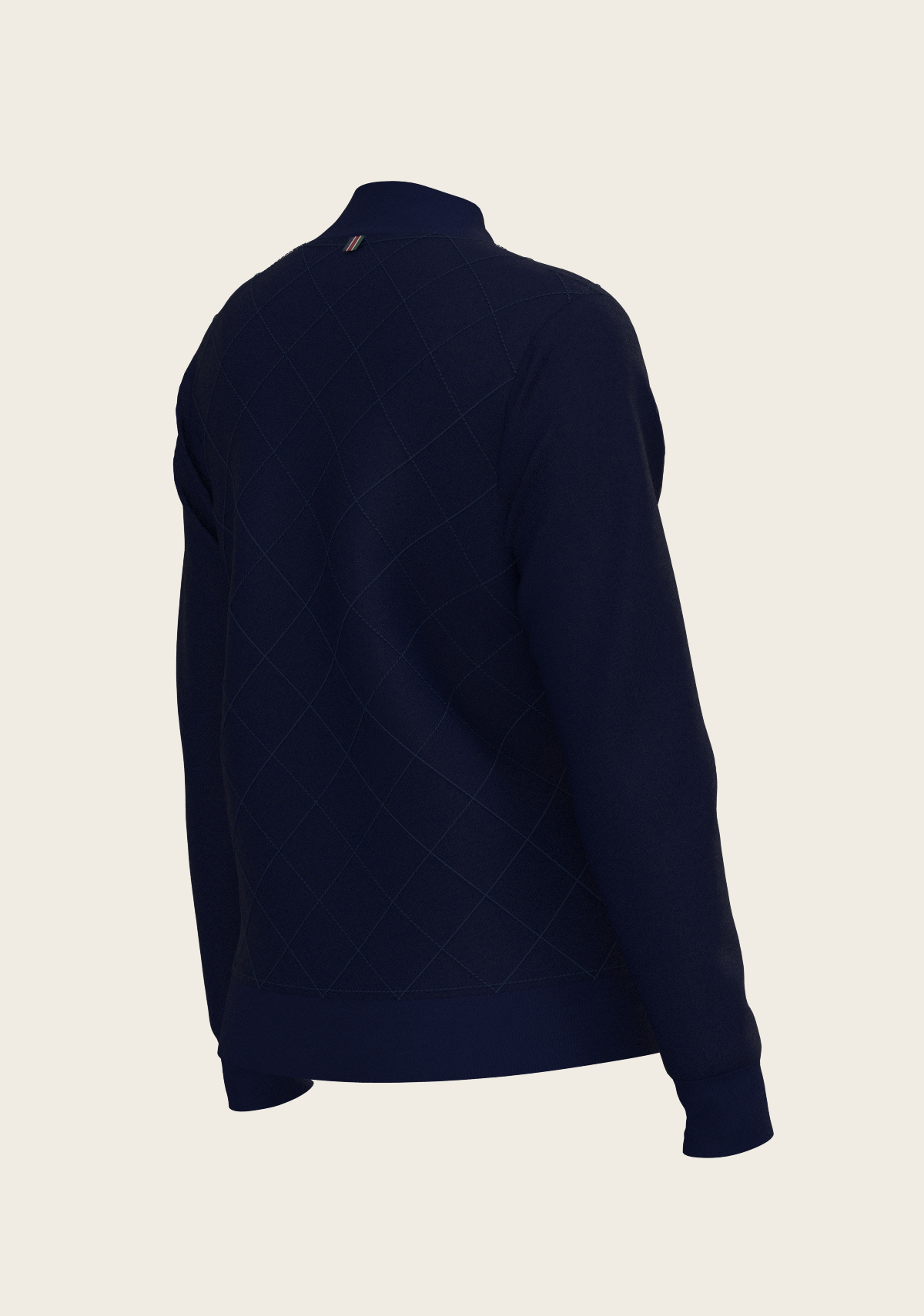 Navy Stripes Reversible Jacket