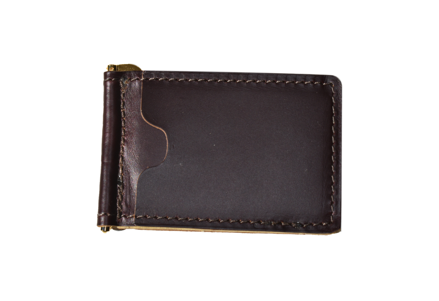 Leather Money Clip and Cardholder