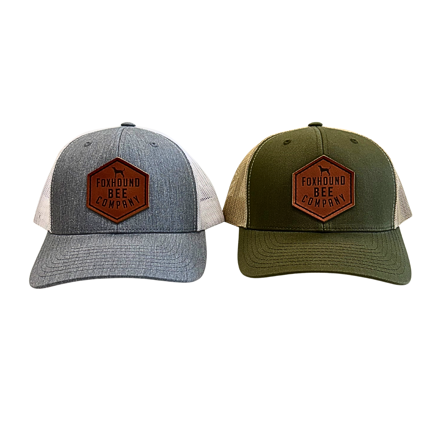 Leather Patch Trucker Hat