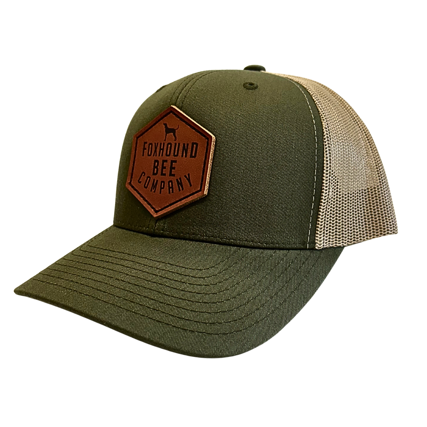 Leather Patch Trucker Hat