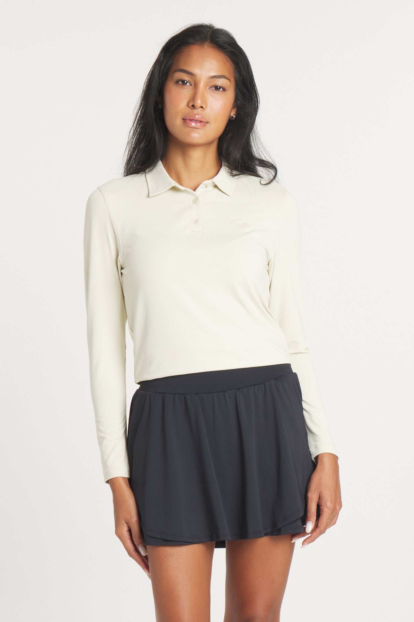 Women's Catalyst Polo L/S | Point Collar | Birch