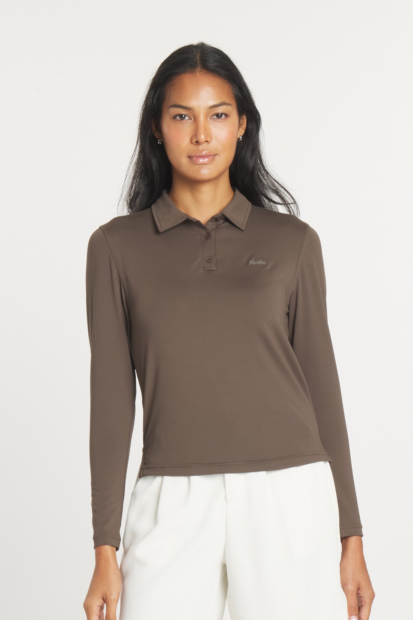 Women's Catalyst Polo L/S | Point Collar | Woods