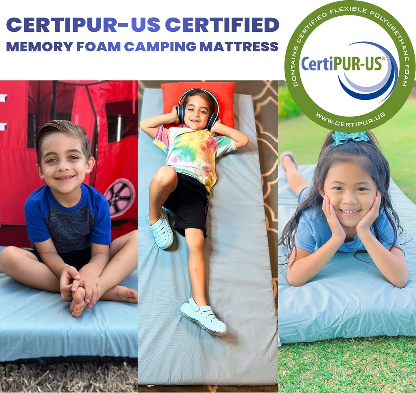 Home Bed Comfort with the Matrix Air-Cell Memory Foam Camping Mattress